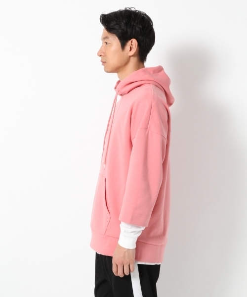 GLOBAL WORK（グローバルワーク）の「ポンチプルオーバーパーカー7分袖/757319 （パーカー・メンズ・イエロー/ライトピンク/グリーン・SMALL/MEDIUM/X-LARGE/LARGE）」の9枚目の写真