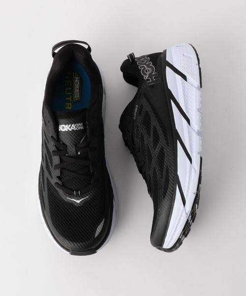 HOKA(ホカ)の「HOKA ONE ONE(ホカ オネオネ) CLIFTON3(スニーカー・メンズ・ネイビー/ブラック・10/10h/8/8h/9h)」の2枚目の写真