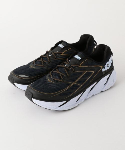 HOKA(ホカ)の「HOKA ONE ONE(ホカ オネオネ) CLIFTON3(スニーカー・メンズ・ネイビー/ブラック・10/10h/8/8h/9h)」の3枚目の写真