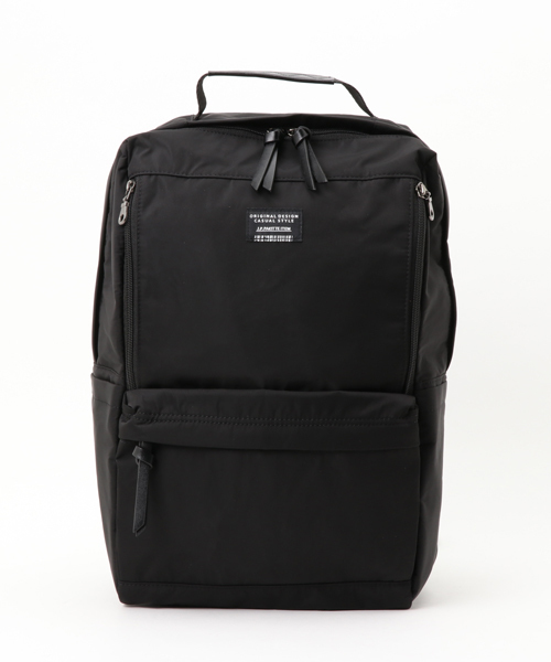 LBC（エルビーシー）の「縦ZIPベーシックバックパック（バックパック/リュック・レディース・グレー/ベージュ/ブラック・ONE SIZE）」の4枚目の写真