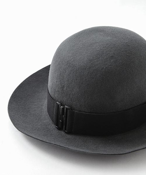 junhashimoto（ジュンハシモト）の「HAND-GRIP TRAVELERS HAT（ハット・メンズ・チャコールグレー/ブラック/レッド/キャメル/オフホワイト・4/3）」の7枚目の写真