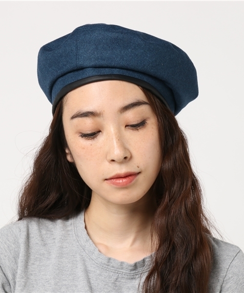 MERLOT（メルロー）の「ベレー帽4378（ハンチング/ベレー帽・レディース・グレー/ブラウン/ブルーグリーン/イエロー/ワイン/グリーン/ブラック・FREE）」の16枚目の写真