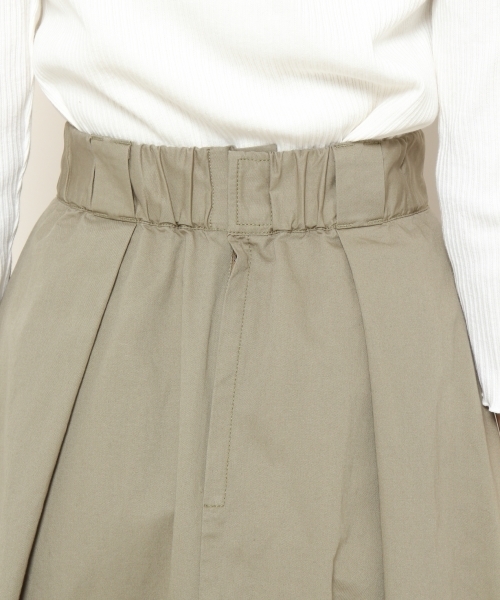 PAGEBOY（ページボーイ）の「チノマキシフレアスカート（スカート・レディース・ベージュ/レッド/オフホワイト/カーキ・FREE）」の5枚目の写真