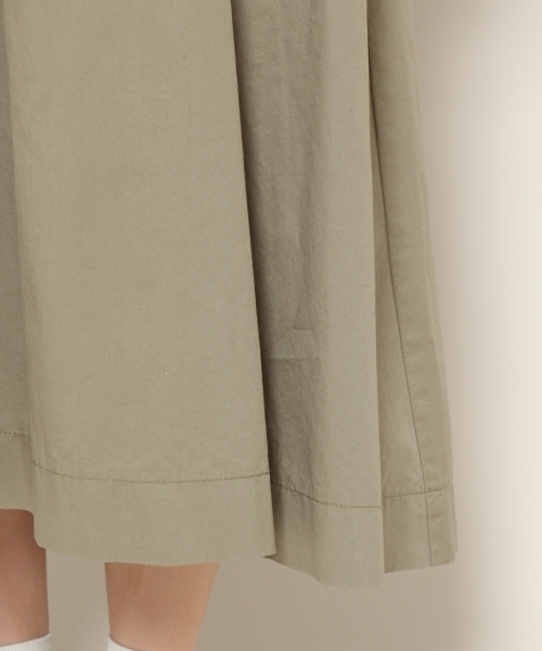 PAGEBOY（ページボーイ）の「チノマキシフレアスカート（スカート・レディース・ベージュ/レッド/オフホワイト/カーキ・FREE）」の6枚目の写真