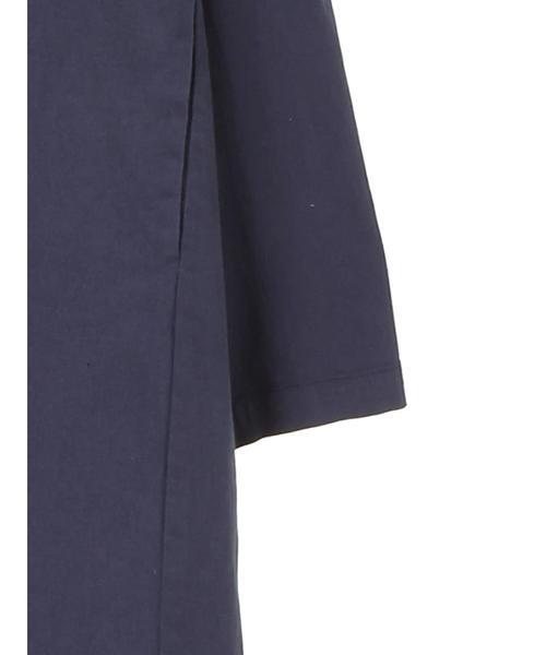 koe（コエ）の「綿ツイルドロップチェスターコート（チェスターコート・メンズ・ネイビー/ブラック/カーキ・M/L）」の11枚目の写真