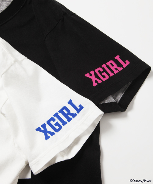 X-girl（エックスガール）の「Disney（ディズニー） / MU SCARE S/S BIG TEE（Tシャツ/カットソー・レディース・ホワイト/ブラック・ONE SIZE）」の10枚目の写真