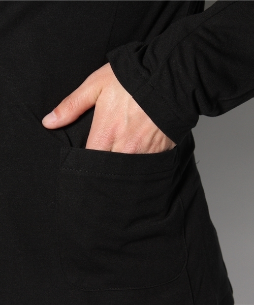 CIAOPANIC（チャオパニック）の「【Ciaopanic】TR天竺テーラード（テーラードジャケット・メンズ・ブラック/グレー/ブルー・MEDIUM/LARGE）」の8枚目の写真