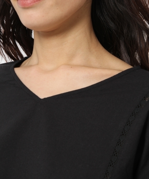 laboratory work（ラボラトリーワーク）の「チェーン刺繍ブラウス（シャツ/ブラウス・レディース・オフホワイト/ブラック/ベージュ・MEDIUM）」の18枚目の写真