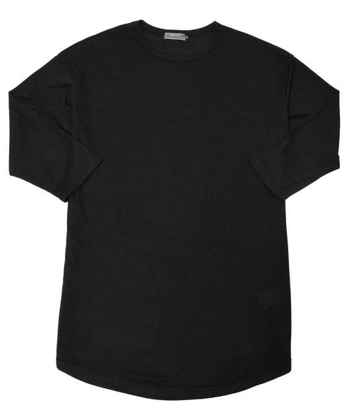 MinoriTY（マイノリティ）の「ワッフルオーバーサイズロングスリーブTシャツ（Tシャツ/カットソー・メンズ・ワイン/ライトグレー/ベージュ/ネイビー/ブラック・L/M）」の12枚目の写真