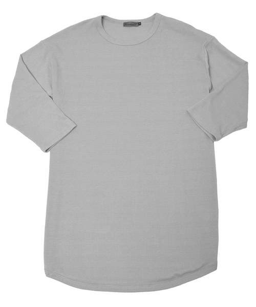 MinoriTY（マイノリティ）の「ワッフルオーバーサイズロングスリーブTシャツ（Tシャツ/カットソー・メンズ・ワイン/ライトグレー/ベージュ/ネイビー/ブラック・L/M）」の11枚目の写真