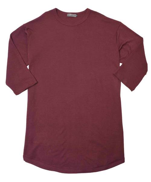 MinoriTY（マイノリティ）の「ワッフルオーバーサイズロングスリーブTシャツ（Tシャツ/カットソー・メンズ・ワイン/ライトグレー/ベージュ/ネイビー/ブラック・L/M）」の18枚目の写真