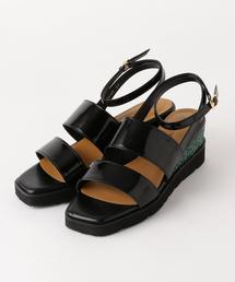 ODETTE E ODILE | OFC 2ベルトウェッジ サンダル55(サンダル)