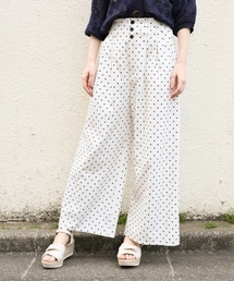 Heather | サスツキＤＯＴワイドパンツ2　798022(その他パンツ)