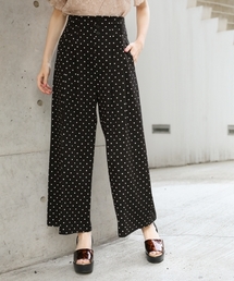 Heather | サスツキＤＯＴワイドパンツ2　798022(その他パンツ)