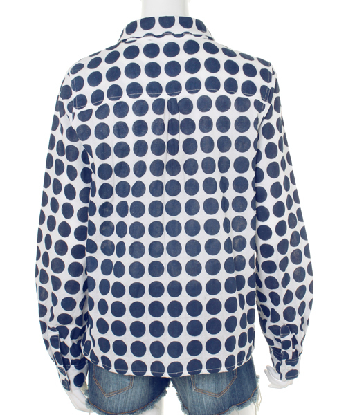 WC（ダブル シー）の「wc/ドットガーゼシャツ（シャツ/ブラウス・レディース・ブラック/ネイビー/イエロー・FREE）」の11枚目の写真