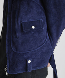 ▼極美品✨TRUNO by NOISEMAKERライダースジャケット ラムレザー TRUNO by NOISE MAKER（トルノバイノイズメーカー）の「BIGライダース