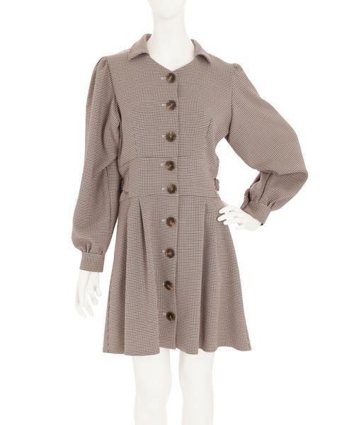 jouetie（ジュエティ）の「レトロカラーワンピース（ワンピース・レディース・オフホワイト/ブラウン/カーキ・MEDIUM）」の10枚目の写真