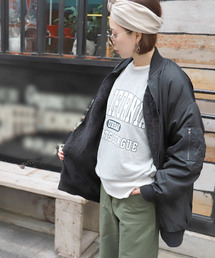 【2WAY】MA-1×ボアリバーシブルブルゾン