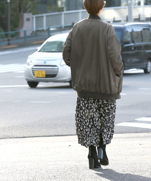 coca(coca)(コカ)の「【2WAY】MA-1×ボアリバーシブルブルゾン(ブルゾン・レディース・ブラック/カーキ/ブラウン・ONE SIZE)」の7枚目の写真