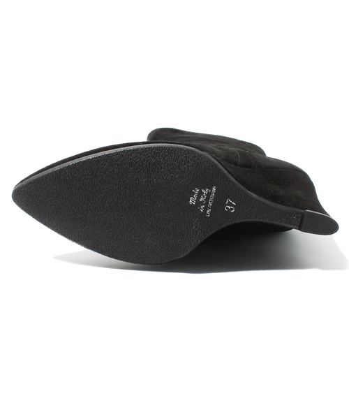 Soareak（ソアリーク）の「【PAOLO MATTEI】 ポインテッドミドルブーツ（ブーツ・レディース・ブラック/グレー・37/38）」の4枚目の写真