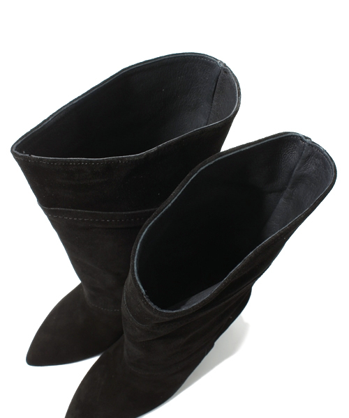 Soareak（ソアリーク）の「【PAOLO MATTEI】 ポインテッドミドルブーツ（ブーツ・レディース・ブラック/グレー・37/38）」の9枚目の写真