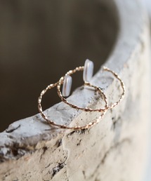 cui-cui（キュイキュイ）の「ゴールド フープ イヤリング | K10YG（イヤリング）」