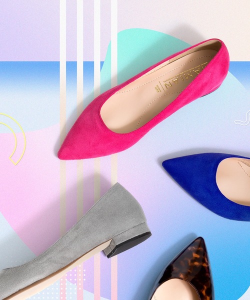 MAMIAN（マミアン）の「iCoN COLORS / ポインテッドトゥ スエード フラットパンプス（パンプス・レディース・ブラック/ライトベージュ/ライトピンク/ブルー/レオパード/ブルー系その他/ダークブラウン/グレイッシュベージュ/ボルドー/ベージュ系その他/ピンク/モカ/グレー/チャコールグレー・22.5cm/23.0cm/23.5cm/24.0cm/24.5cm/25.0cm）」の11枚目の写真
