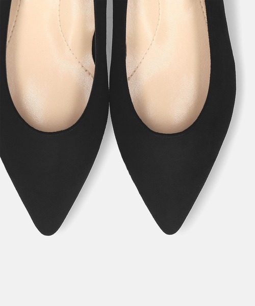 MAMIAN（マミアン）の「iCoN COLORS / ポインテッドトゥ スエード フラットパンプス（パンプス・レディース・ブラック/ライトベージュ/ライトピンク/ブルー/レオパード/ブルー系その他/ダークブラウン/グレイッシュベージュ/ボルドー/ベージュ系その他/ピンク/モカ/グレー/チャコールグレー・22.5cm/23.0cm/23.5cm/24.0cm/24.5cm/25.0cm）」の20枚目の写真