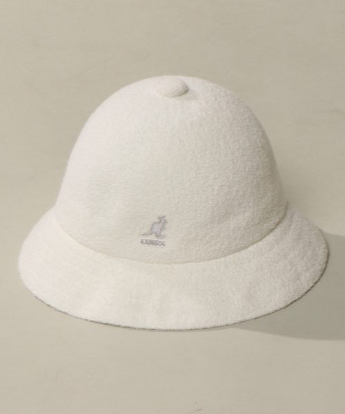 KANGOL（カンゴール）の「KANGOL バミューダカジュアル（ハット・レディース・ホワイト/ブラック/ネイビー/ピンク・M/L）」の2枚目の写真