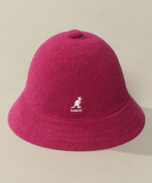 KANGOL（カンゴール）の「KANGOL バミューダカジュアル（ハット・レディース・ホワイト/ブラック/ネイビー/ピンク・M/L）」の4枚目の写真