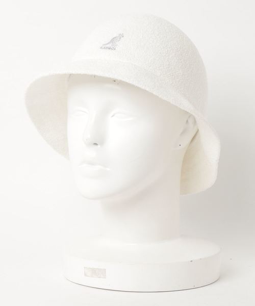 KANGOL（カンゴール）の「KANGOL バミューダカジュアル（ハット・レディース・ホワイト/ブラック/ネイビー/ピンク・M/L）」の6枚目の写真