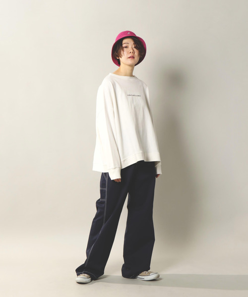 KANGOL（カンゴール）の「KANGOL バミューダカジュアル（ハット・レディース・ホワイト/ブラック/ネイビー/ピンク・M/L）」の11枚目の写真