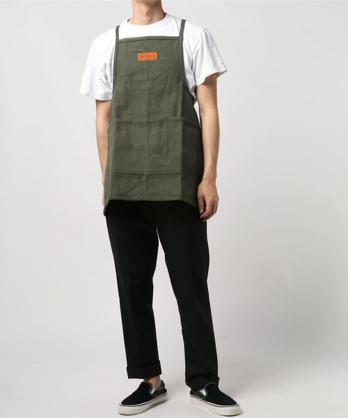 DULTON(ダルトン)の「''EM'' APRON/"EM" エプロン(エプロン・メンズ・カーキ/インディゴブルー/ナチュラル/ライトインディゴブルー/ストライプ・FREE)」の7枚目の写真