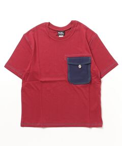 ストレッチナイロンポケット天竺TEE