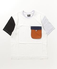 ストレッチナイロンポケット天竺TEE