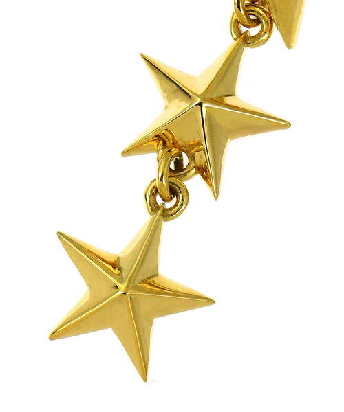 blackdia by 7JEWELRY(ブラックダイヤバイセブンジュエリー)の「blackdia by 7JEWELRY 24KGP 3連スターピアス(ピアス(片耳用)・メンズ・ゴールド・FREE)」の7枚目の写真