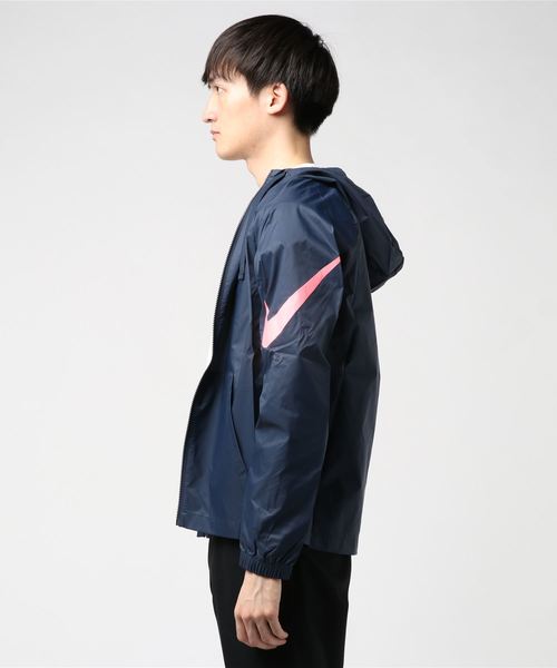 NIKE（ナイキ）の「ナイキ NIKE GEL ウーブントラックフーディジャケット CJ5640（その他アウター・メンズ・ネイビー/ブラック・L/S/XL/M/XXL）」の3枚目の写真