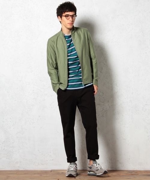 green label relaxing（グリーンレーベルリラクシング）の「◎MLT/BORDER BOAT 7/SLカットソー ◆（Tシャツ/カットソー・メンズ・ホワイト/グレー/コバルトブルー/ブラック・LARGE/SMALL/MEDIUM/X-LARGE）」の16枚目の写真