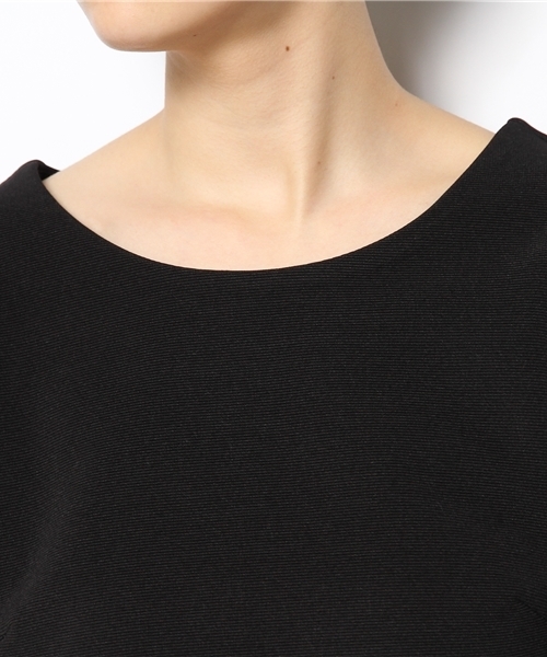 NANO universe（ナノユニバース）の「グログラン*ストライプサロペット（サロペット/オーバーオール・レディース・オフホワイト/ブラック・FREE）」の7枚目の写真