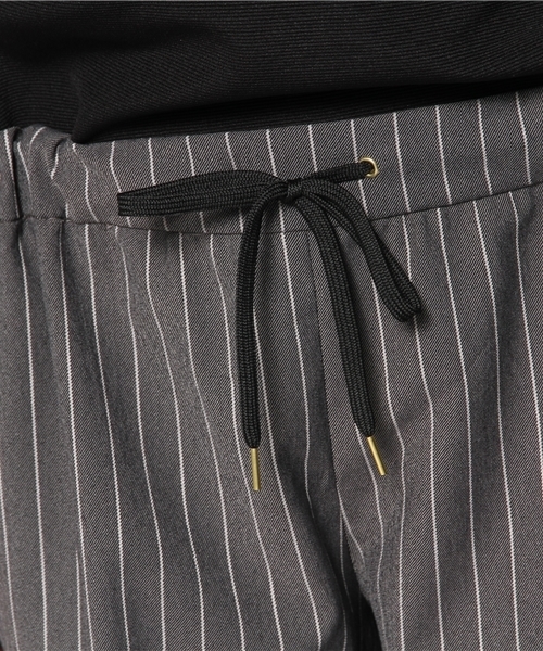 NANO universe（ナノユニバース）の「グログラン*ストライプサロペット（サロペット/オーバーオール・レディース・オフホワイト/ブラック・FREE）」の10枚目の写真