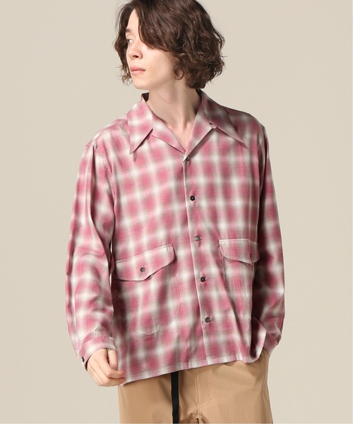 【新品】SUGARHILL オープンカラーブラウス　サイズ2 ブラウン 417 EDIFICE（フォーワンセブンエディフィス）の「SUGARHILL