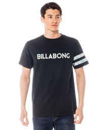 BILLABONG | 【直営店限定アイテム】BILLABONG メンズ   Ｔシャツ/ビラボン メンズ リンガーT ライン柄　ロゴ(Tシャツ/カットソー)