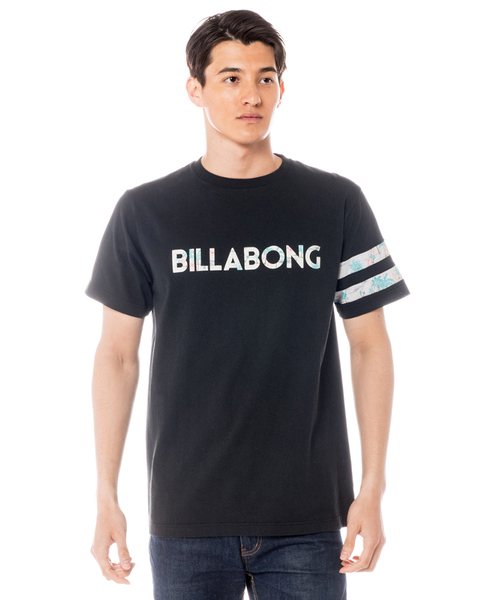 BILLABONG（ビラボン）の「【直営店限定アイテム】BILLABONG メンズ   Ｔシャツ/ビラボン メンズ リンガーT ライン柄　ロゴ（Tシャツ/カットソー・メンズ・ブラック/ホワイト×ブラック/ホワイト系その他・SMALL/MEDIUM/LARGE/X-LARGE）」の3枚目の写真