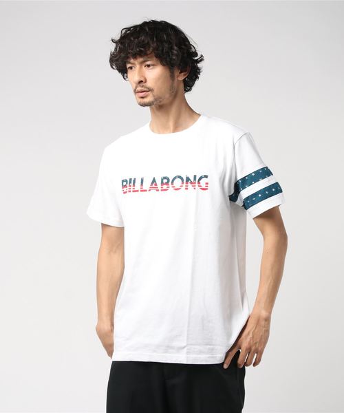 BILLABONG（ビラボン）の「【直営店限定アイテム】BILLABONG メンズ   Ｔシャツ/ビラボン メンズ リンガーT ライン柄　ロゴ（Tシャツ/カットソー・メンズ・ブラック/ホワイト×ブラック/ホワイト系その他・SMALL/MEDIUM/LARGE/X-LARGE）」の7枚目の写真