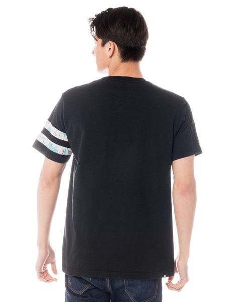 BILLABONG（ビラボン）の「【直営店限定アイテム】BILLABONG メンズ   Ｔシャツ/ビラボン メンズ リンガーT ライン柄　ロゴ（Tシャツ/カットソー・メンズ・ブラック/ホワイト×ブラック/ホワイト系その他・SMALL/MEDIUM/LARGE/X-LARGE）」の10枚目の写真