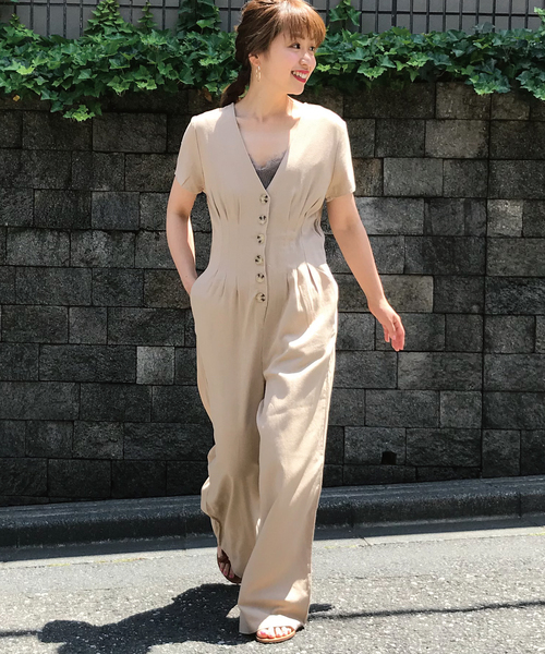 meJane（ミージェーン）の「ジャンプスーツ（つなぎ/オールインワン