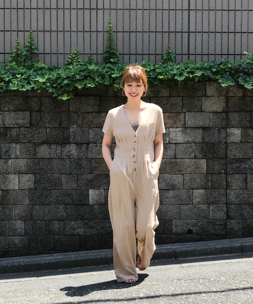 meJane（ミージェーン）の「ジャンプスーツ（つなぎ/オールインワン