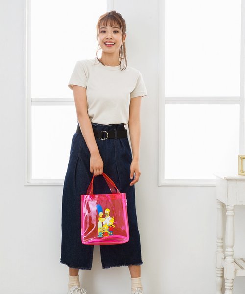 The Simpsons（ザ・シンプソンズ）の「THE Simpsons(シンプソンズ)ミニトート（トートバッグ・レディース・クリア/クリアレッド/クリアイエロー・FREE）」の8枚目の写真