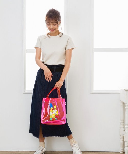 The Simpsons（ザ・シンプソンズ）の「THE Simpsons(シンプソンズ)ミニトート（トートバッグ・レディース・クリア/クリアレッド/クリアイエロー・FREE）」の10枚目の写真