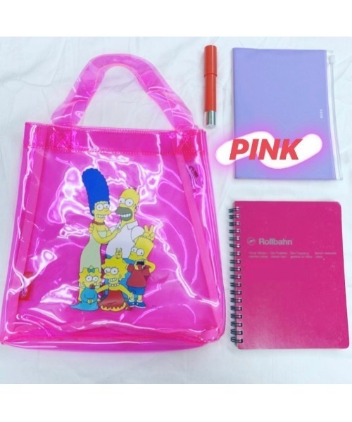 The Simpsons（ザ・シンプソンズ）の「THE Simpsons(シンプソンズ)ミニトート（トートバッグ・レディース・クリア/クリアレッド/クリアイエロー・FREE）」の16枚目の写真